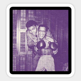 muhammad ali-halftone Sticker